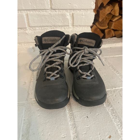Columbia Newton Ridge Plus Waterproof Gray Hiking Boot Women's Size 8 - Picture 2 of 8